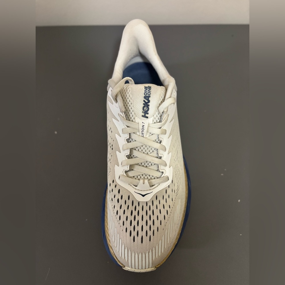 Hoka One One Clifton 7 1110509/TVID Running Shoes For Woman’s Size US 8 Cream - Picture 6 of 14